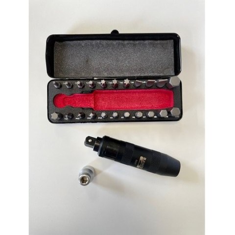 Wkrętak udarowy do pobijania 1/2" z zestawem 22 szt. końcówek udarowych 5/16" Bahco [7823]