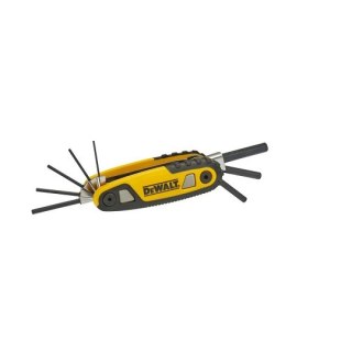 Zestaw 8szt. kluczy imbusowych składanych, 2-10mm, DeWalt [DWHT0-70263]