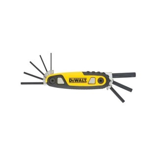 Zestaw 8szt. kluczy imbusowych składanych, 2-10mm, DeWalt [DWHT0-70263]