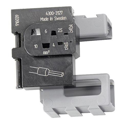 Zestaw dla elektryków firmy Facom [819810] ściągacze izolacji , praska oraz 4 matryce do zagniatania