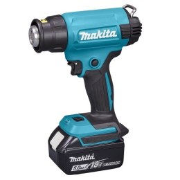 Akumulatorowa opalarka z dyszami, 18V Makita [DHG181RT] 5,0Ah, Li-Ion, LXT