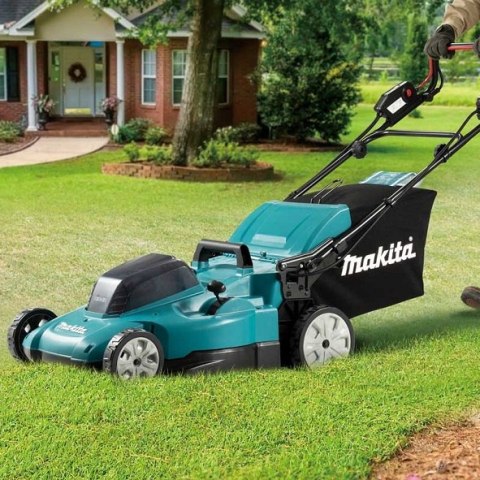 Akumulatorowa, samobieżna kosiarka do trawy 2x18V, 53,4cm, 70l, Makita [DLM539Z] Li-Ion, LXT