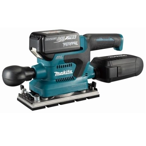 Akumulatorowa szlifierka oscylacyjna 18V Makita [DBO380RTJ] 2x5,0Ah, Li-Ion, LXT