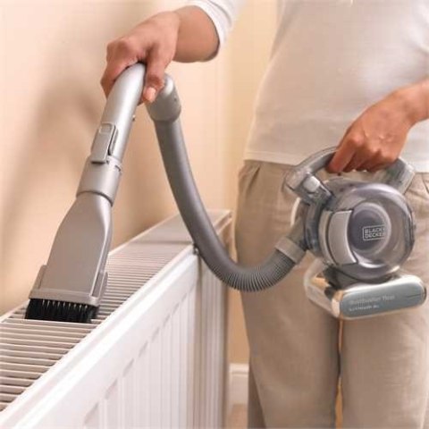 Akumulatorowy, bezworkowy odkurzacz ze stacją ładującą 18V Li-Ion 1x1,5Ah Dustbuster Flexi Black+Decker [PD1820LF-QW]