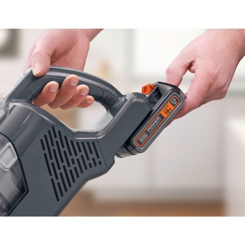Akumulatorowy odkurzacz pionowy 2w1, 18V, Black+Decker [BHFEA18D1-QW] 2,0Ah