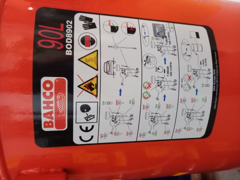 Grawitacyjna zlewarka oleju 90l BAHCO [BOD8902] z odsysarką i sondami