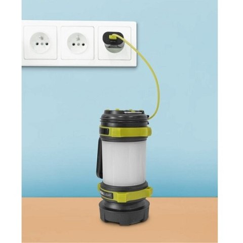 Latarka biwakowa 360° z powerbankiem, LED 350 lumenów, EXTOL [43140] USB