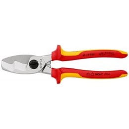 Nożyce do cięcia kabli 200mm w izolacji VDE Knipex [95 16 200] rękojeści dwukomponentowe