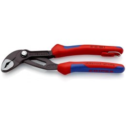 Szczypce Cobra 180mm KNIPEX [87 02 180 T] rękojeść dwukomponentowa z zaczepem do asekuracji