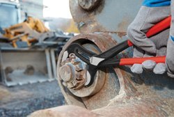 Szczypce do rur Aligator 180mm Knipex [88 02 180] rękojeść dwukomponentowa