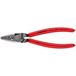 Szczypce do zagniatania tulejek kablowych 180mm Knipex [97 71 180] rękojeści jednokomponentowe