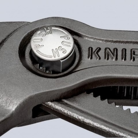 Szczypce nastawne izolowane VDE, Cobra 250mm KNIPEX [87 26 250 T] rękojeść dwukomponentowa z zaczepem do asekuracji