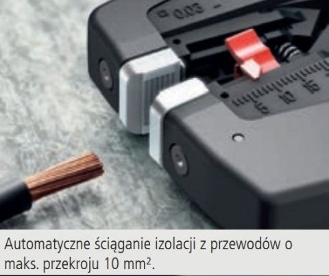 Szczypce wielofunkcyjne, do ciecia, ściągania izolacji i zagniatania Knipex [12 72 190]