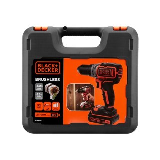 Wiertarko-wkrętarka akumulatorowa 18V, Black+Decker [BL186KB-QW] 2x1,5Ah