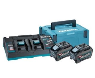 Zestaw 2 akumulatorów 40V Li-Ion 5,0Ah XGT Makita BL4050F z ładowarką DC40RB Makita [191U13-9]