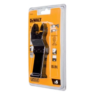 Zestaw 5 brzeszczotów do cięcia drewna z gwoździami, DeWalt [DT20723-QZ] do narzędzi wielofunkcyjnych
