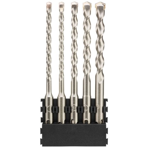 Zestaw 5szt. wierteł SDS+ do betonu, 2x6/8/10/12mm, DeWALT [DT70836-QZ] kompatybilne z systemem Tough Case+