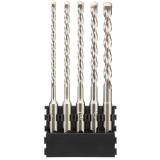 Zestaw 5szt. wierteł SDS+ do betonu, 5,5/6/7/8/10mm, DeWALT [DT70835-QZ] kompatybilne z systemem Tough Case+