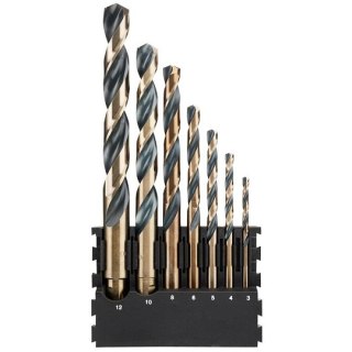 Zestaw 7szt. wierteł do metalu Black&Gold, DeWALT [DT70829-QZ] Tough Case+