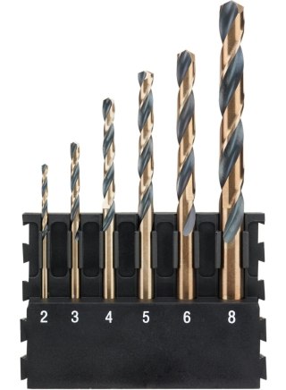 Zestaw 6 szt. wierteł do metalu, serii Black&Gold firmy DeWALT [DT70828-QZ]
