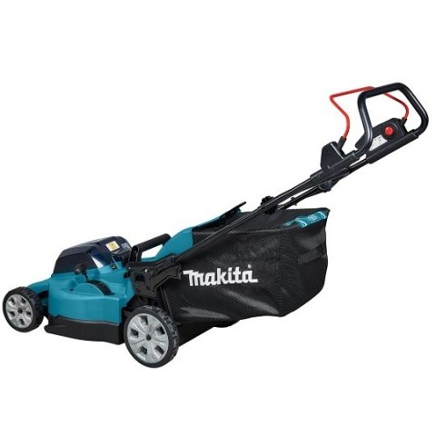 Akumulatorowa kosiarka do trawy 2x18V, 48cm, 62l, Makita [DLM480CT2] 2x5,0Ah, LXT
