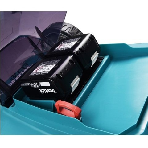 Akumulatorowa kosiarka do trawy 2x18V, 48cm, 62l, Makita [DLM480CT2] 2x5,0Ah, LXT