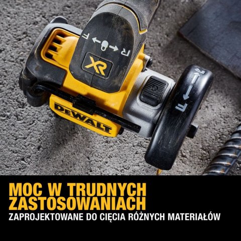 Akumulatorowa pilarka tarczowa 76mm, 18V Li-lon, serii XR, DeWALT [DCS438N-XJ]