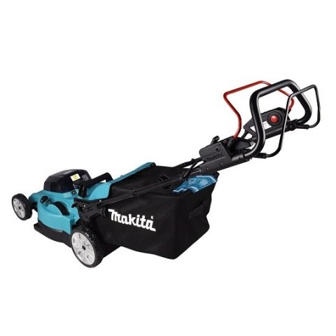 Akumulatorowa, samobieżna kosiarka do trawy 2x18V, 48cm, 62l, Makita [DLM481CT2] 2x5,0Ah, Li-Ion, LXT