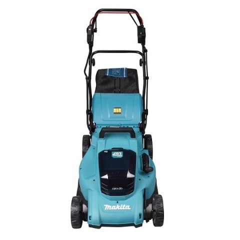 Akumulatorowa, samobieżna kosiarka do trawy 2x18V, 48cm, 62l, Makita [DLM481CT2] 2x5,0Ah, Li-Ion, LXT
