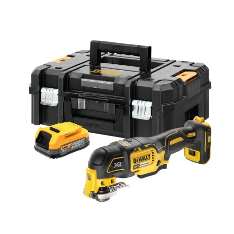 Akumulatorowe narzędzie wielofunkcyjne 18V Li-Ion 1x1,7Ah POWERSTACK, DeWalt [DCS356E1T-XJ] 32 akcesoria
