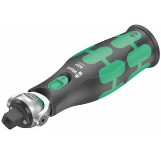 Grzechotka ręczna uchylna 3/8", z funkcją wkrętaka 1/4" z magazynkiem na 12 bitów, 133mm, 8009 Zyklop Pocket Set 1, Wera [050042