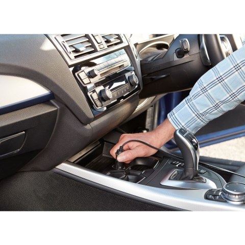 Kompresor / pompka, zasilana z gniazda zapalniczki samochodowej 12V, Black+Decker [ASI400-XJ]