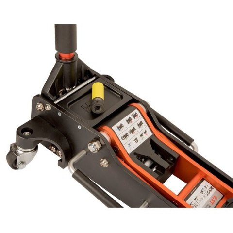 Podnośnik samochodowy wózkowy z aluminium, typu żaba, 2,5 tony, BAHCO [BH1A2500A]