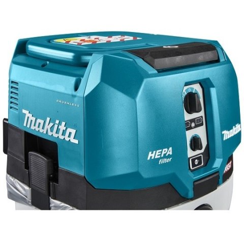 Przemysłowy odkurzacz akumulatorowy 8L, 40V max XGT, Makita [VC002GLZ01] Li-Ion, filtr HEPA, AWS