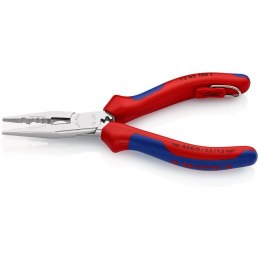 Szczypce do obróbki kabli i przewodów, 0,5-2,5mm², chromowane, Knipex [13 05 160 T] z zaczepem do asekuracji