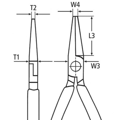 Szczypce tnące półokrągłe, odgięte, 200mm w izolacji VDE do 1000V, Knipex [26 16 200 T] z zaczepem do asekuracji