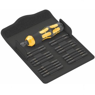 Wkrętak udarowy do pobijania 1/4" z zestawem 18 końcówek 70mm, Kraftform Kompakt 900 Set 1, Wera [05018110001] 2go
