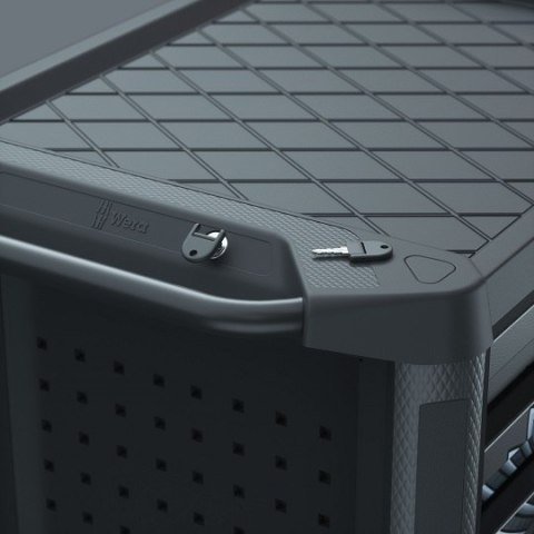 Wózek narzędziowy 7-szufladowy z wyposażeniem 94 szt. narzędzi, Tool Rebel 9700, Wera [05150130001]