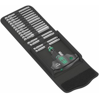 Zestaw 16szt. końcówek 1/4" z rękojeścią typu T z funkcją grzechotki, Kraftform Kompakt 400 RA, Set 1 WERA [05023471001] 2go