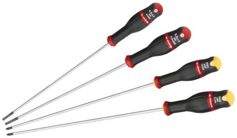 Zestaw 4 wkrętaków do śrub z gniazdem płaskim i krzyżowym PH FACOM [AT.J4PB]