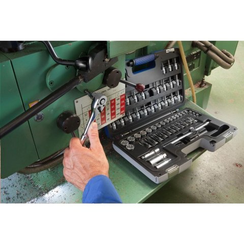 Zestaw 61 szt. nasadek i akcesoriów, 3/8", EXPERT [E031806]