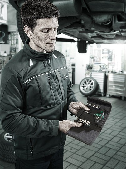 Zestaw 8 szt. nasadek 1/4"; 6 do 13mm; z rękojeścią grzechotkową 1/4" Kraftform Kompakt 400RA; opakowanie Wera 3go [05023470001]