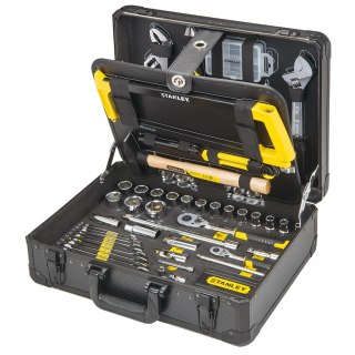Zestaw serwisowy 142 szt. w walizce, klucze nasadowe 1/4'' i 1/2'', szczypce, wkrętaki , Stanley [STMT98109-1]