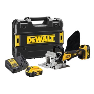 Akumulatorowa frezarka do rowków, lamelownica 18V Li-Ion 2x5,0Ah XR DeWalt [DCW682P2-QW]