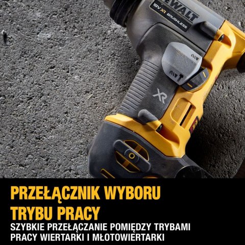 Akumulatorowa młotowiertarka SDS+, 18V XR POWERSTACK, DeWalt [DCH172E2T-QW] 2x1,7Ah, Li-Ion