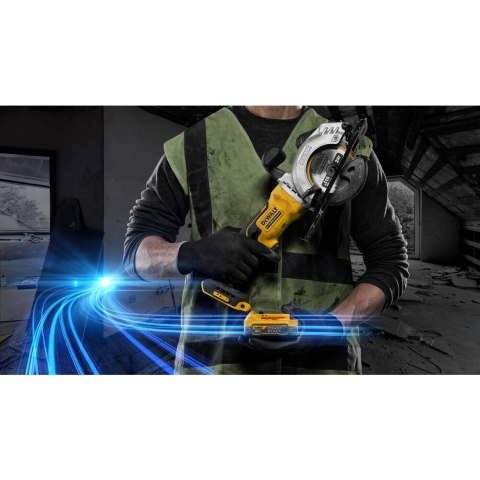 Akumulatorowa pilarka tarczowa 115 mm, 18V Li-lon POWERSTACK 1x1,7Ah serii XR DeWALT [DCS571E1T-XJ]