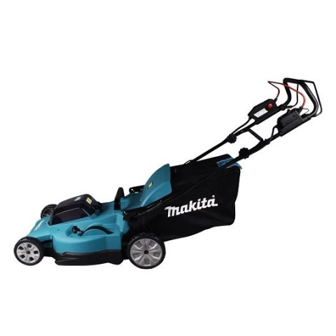 Akumulatorowa, samobieżna kosiarka do trawy 2x18V, 53cm, 70l, Makita [DLM539CT2] 2x5,0Ah, Li-Ion, LXT