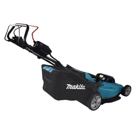 Akumulatorowa, samobieżna kosiarka do trawy 2x18V, 53cm, 70l, Makita [DLM539CT2] 2x5,0Ah, Li-Ion, LXT
