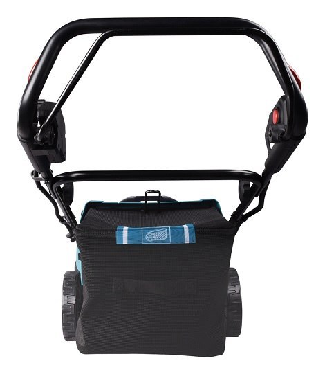 Akumulatorowa, samobieżna kosiarka do trawy 2x18V, 53cm, 70l, Makita [DLM539CT2] 2x5,0Ah, Li-Ion, LXT