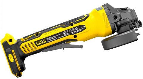 Akumulatorowa szlifierka kątowa 125mm, 18V Li-Ion, Stanley [SFMCG700B-XJ] serii V20, włącznik łopatkowy